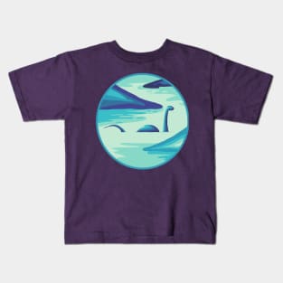 Teal Miss Nessie Kids T-Shirt